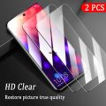 2 Pcs for Nubia V70 Design Screen Protector Tempered Glass Transparent Clear Screen Glass Film Casing for Nubia V70 Design Cover No Black Edges. 