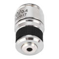 Microscope Lens Brass Aluminum Alloy RMS Interface 20X Microscope Objective Lens for Observation. 