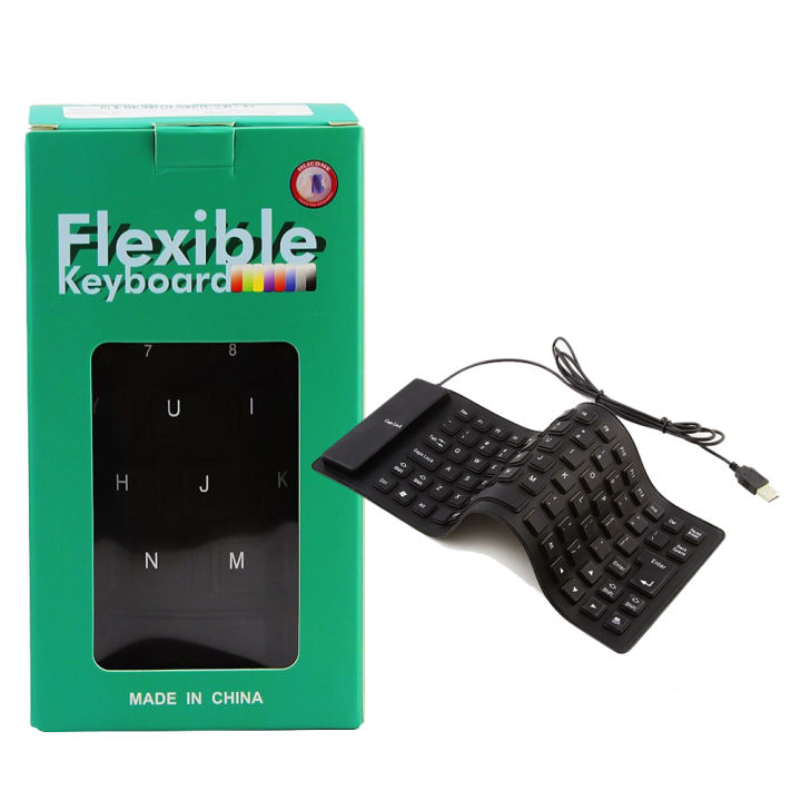 Flexible Keyboard Mini Foldable Wired Usb Computer Keyboards Portable ...