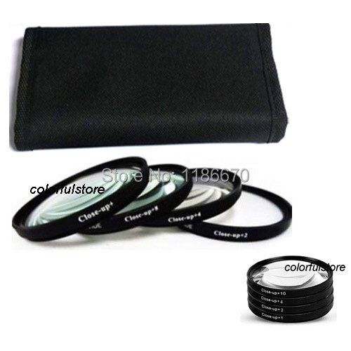 For Canon Close-Up Filter Digital 77 Lens 4Pcs Free 4X Nikon Mm