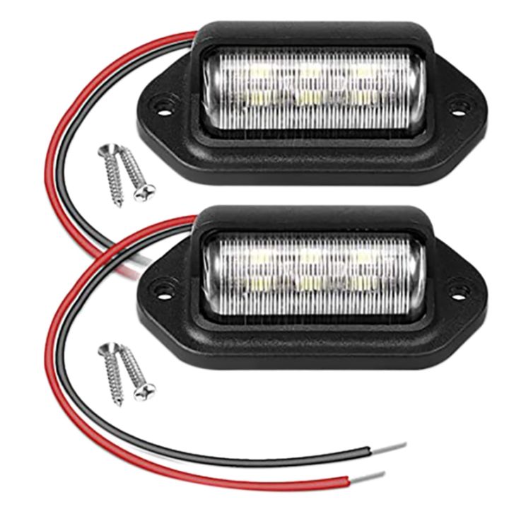 2Pcs%2012V%20LED%20Number%20License%20Plate%20Light%20for%20Car%20Boats%20Motorcycle%20Automotive%20Aircraft%20RV%20Truck%20Trailer%20Exterior%20Lamps%20-%20Image%203