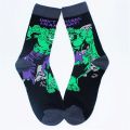 1 pair Disney anime socks Avengers Marvel Spiderman Hulk venom cartoon casual high socks xxx boys and girls Anime cosplay socks. 
