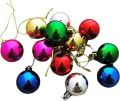 Christmas Balls Ornaments , 2.5cm Christmas Tree Balls Multicolour Small Christmas Balls for Xmas Tree Decoration (12pcs). 