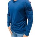 Black Color Long Sleeve Men'S T Shirt. 