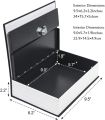 Book Safe with Key Lock - Portable Metal Safe Box, Secret Book Hidden Safe, Dictionary Diversion Book Safe by ZinZen. 