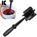 KOKKO Meat Chopper, Heat Resistant Meat Masher, Potato Masher, 5 Curve Blade Hamburger Chopper, Ground Beef Chopper, Kitchen Tools & Meat Browning Utensils. 