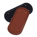 22*10cm Long Bottom for Knitted Bag Leather Bag Base Handmade Bottom With Holes MKL. 