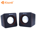 Kisonli USB Laptop Speaker – Compact 2.0 Multimedia Stereo Sound System for PC, Desktop & Notebook. 