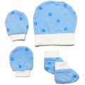 Baby's 5 Pcs/Set Newborn Baby Anti-Scratch Births Cap Glove Socks 0-3 Months Baby's Accessories Set Newborn Baby Item. 