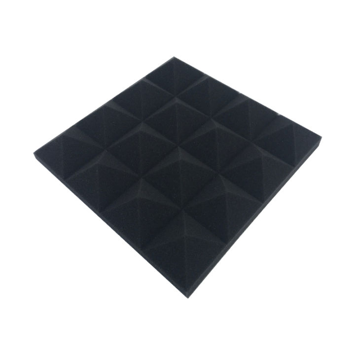 25x25x5cm Acoustic Foam Soundproof Pyramid Studio Absorption Sound ...