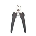 Professional Stainless Steel Tail Clamp Cutter Black 6.3in Nail File Tail Cutting Pliers for Tail Docking in Pigs. 