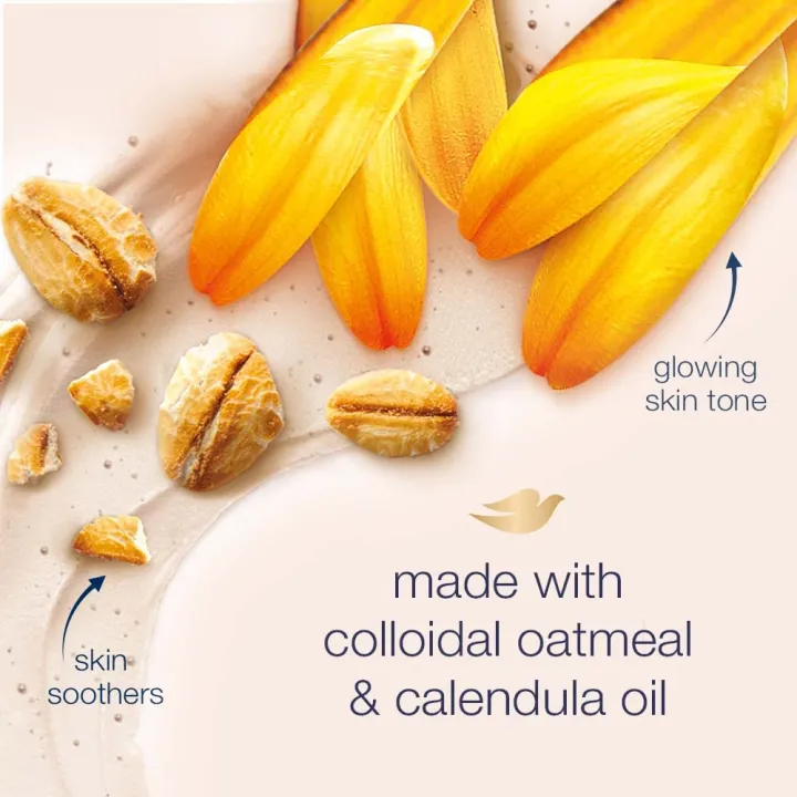 Dove%20Exfoliating%20Body%20Polish%20Scrub%20For%20Delicate%20&%20Sensitive%20Skin%20With%20Oatmeal%20&%20Calendula%20Oil,%20Gently%20Exfoliates%20&%20Moisturizes%20To%20Reveal%20Instantly%20Soft,%20Smooth%20&%20Healthy%20Skin,%20Floral%20Fragrance,%20298g%20SAM%20-%20Image%203