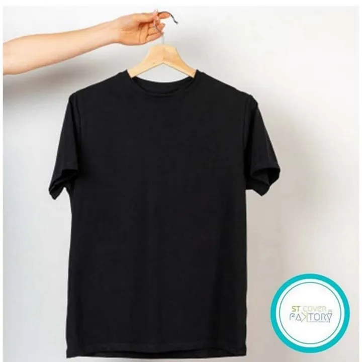 Black t-shirt / premium cotton blend / unisex / men / women / tees