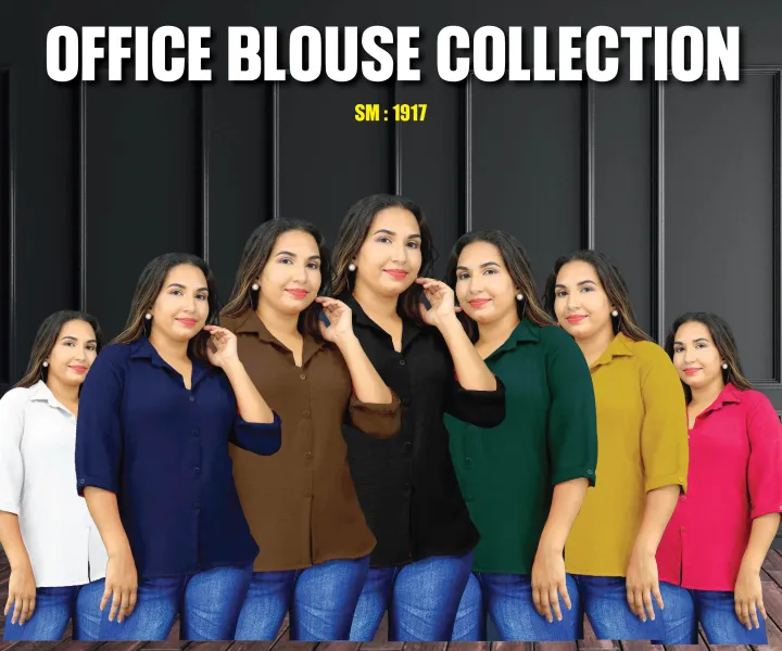 Timeless Elegance Professional Women’s Multi-Color Office Blouse ...