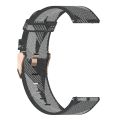 Watch Strap 22mm Stripe Weave Nylon Wrist Strap Watch Band for Huawei GT / GT2 46mm, Honor Magic Watch 2 46mm / Magic. 