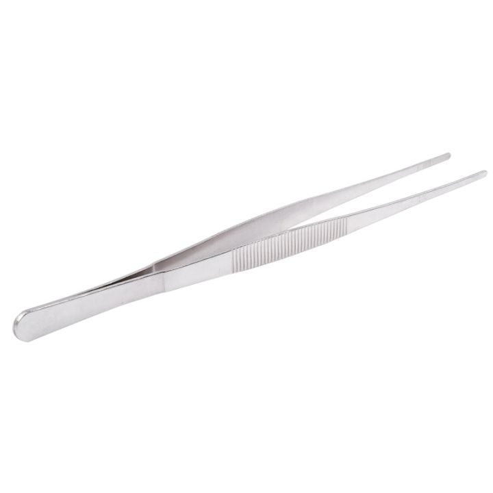Hospital%20Home%20Stainless%20Steel%20Straight%20Tweezers%20Forceps%20Handy%20Tool%209.6"%20Long%20-%20Image%209