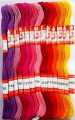 Embroidery Threads - 25 Colors x 2, 50 threds pack. 