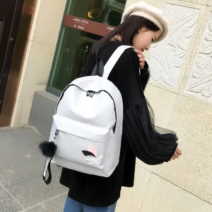 Women%20Casual%20Korean%20Style%20Canvas%20Backpack%20Travel%20Outing%20School%20Bag%20Storage%20Pouch%20-%20Image%206