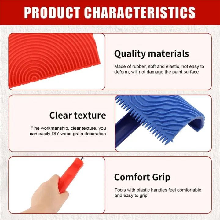 8%20Pieces%20Wood%20Paint%20Tool%20Set,%20Texture%20Roller,%20Graining%20Rocker,%20Paint%20Brushes,%20for%20Floor,%20DIY%20Room%20Decoration%20-%20Image%205