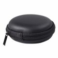 Portable Handfree Case Zipper Storage Hand Carrying Case For Earphones, Handsfree, and Other Accessories , Headphone Case PU Leather Protective Case USB Cable Earbuds Pouch Box Earphone Accessories. 