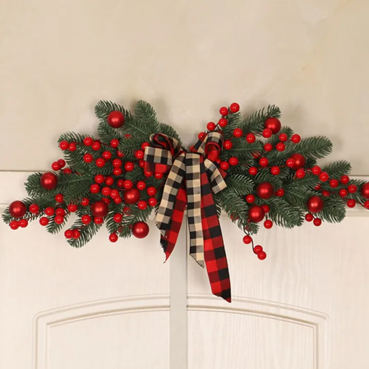 %E3%80%90Folio%20&%20Light%E3%80%91Red%20Berries%20Pine%20Branch%20Wreath%20Artificial%20Berries%20Snowy%20Pine%20Front%20Door%20Wreaths%20Wall%20Garland%20For%20Ornaments%20-%20Image%203