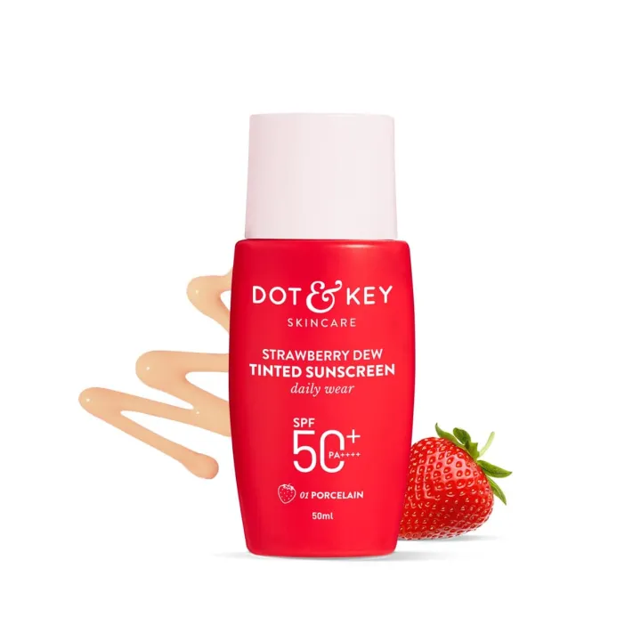 dot%20&%20key%20Strawberry%20Dew%20Tinted%20Sunscreen%20(Porcelain%2001)%20SPF%2050+%20%20PA+++%20-%20Image%202