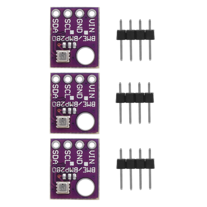 3PCS BME280 5V Digital Sensor Temperature Humidity Barometric Pressure Sensor Module I2C SPI BME280 Sensor Module