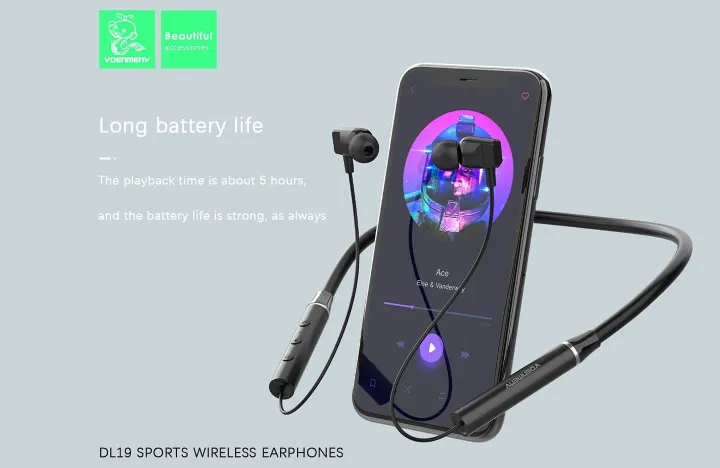 Denman%20DL19%20Neckband%20Bluetooth%20Earphones%20Sports%20Wireless%20Earphones%20Waterproof%20-%20Image%207