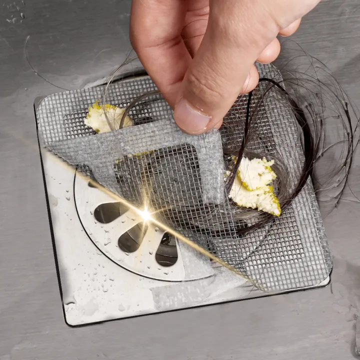 5/10Pcs%20Anti-blocking%20Filter%20Screen%20Disposable%20Floor%20Drain%20Sticker%20Hair%20Catcher%20Drain%20Stopper%20Cover%20Kitchen%20Bathroom%20Accessories%20-%20Image%202