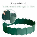 40Pcs Garden Landscape Edging Border Lawn Edging Decorative Landscape Fence Border for Yard Lawn Flower Bed Border Red. 