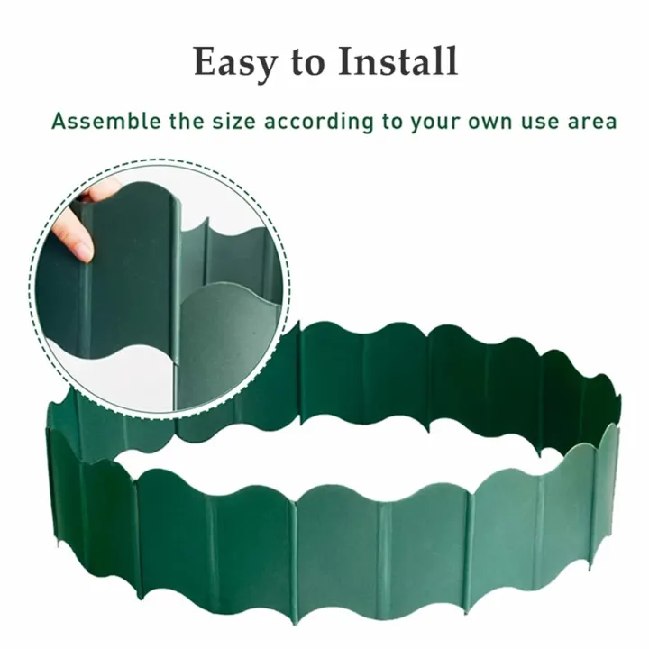 40Pcs%20Garden%20Landscape%20Edging%20Border%20Lawn%20Edging%20Decorative%20Landscape%20Fence%20Border%20for%20Yard%20Lawn%20Flower%20Bed%20Border%20Red%20-%20Image%204