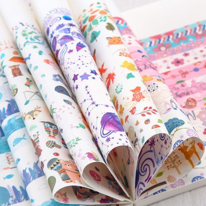 10%20Washi%20Tape%20Journal%20School%20supplies%20Adhesive%20tapes%20Stationery%20-%20Image%206