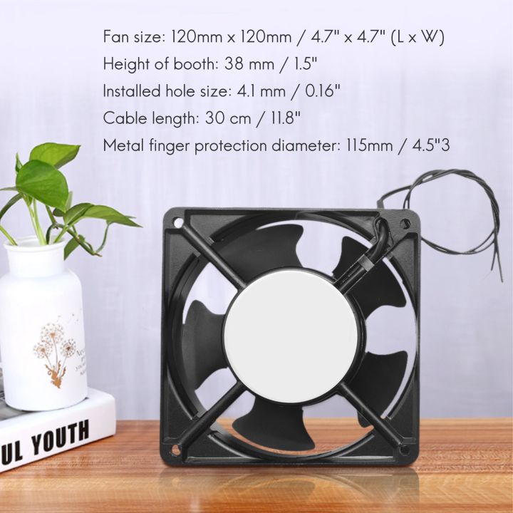 AC%20220-240V%200.14A%20120mmx120mm%20Metal%20Computer%20CPU%20Fan%20Black%20-%20Image%204