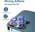Lens Metal Ring Protector Glass For iPhone 11 12 13 Pro Max Camera Lens Film Tempered Glass Scratch Resistant Premium 3D Metal Full Cover Protection Blue Black Gold Luminous Color Rings Protection For Girls Boys New. 