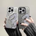 Casing For Samsung Galaxy S24 S23 Plus Ultra S23FE S20FE A54 Cellphone Case Silver Black White Colorful Matte IMD New Year Chinese Dragon Laser Style Lucky Hard Cartoon Hot Shockproof Cute Fashion Cover INS. 