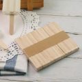 100 Wooden Craft Stick Paddle Popsicle Stirrers Summer DIY Ice Cream Sticks-50. 