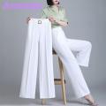 Lady Slacks Full Length ple Casual Loose Long Office Pants. 