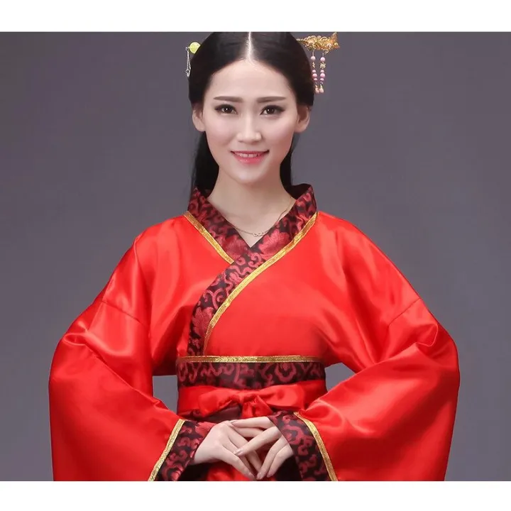 %E3%80%90WEJA%E3%80%91Women's%20Ancient%20Traditional%20Chinese%20Costume%20Half%20Sleeve%20Embroidery%20Hanfu%20Top%20High%20Waist%20Swing%20Skirt%20Outfit%20-%20Image%208