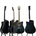 France de Crusader Acoustic Jumbo Box Guitar 41 Inch Black With Bag Hand made france guitar. 