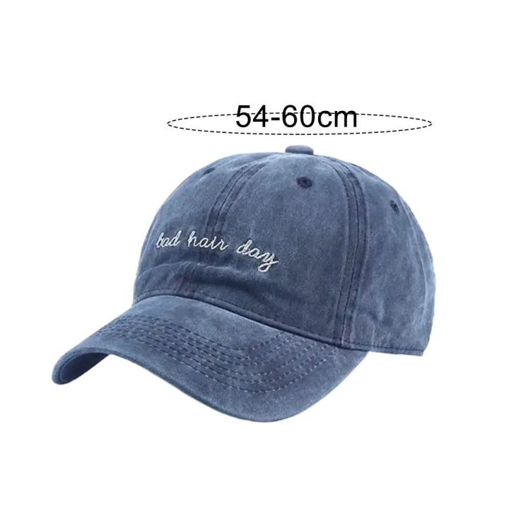 Linman%20Fashion%20Bad%20Hair%20Day%20Embroidery%20Baseball%20Cap%20Adjustable%20Cotton%20Washed%20SPortable%20napback%20Baseball%20Cap%20Hip-hop%20Sunscreen%20Hats%20For%20Man%20Women%20Outdoor%20Sports%20-%20Image%202