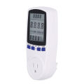 Power Meter Plug Energy Monitor, Visible Data Power Meter Plug 120V with Backlight for Home. 