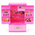 Mini Pink Refrigerator Fridge Kids Children Role Play Indoor Game Playing House Educational Home Appliance. 