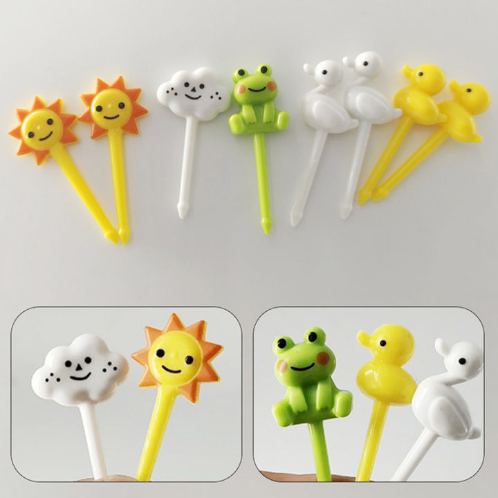 8pcs%20Animal%20Fruit%20Fork%20Food%20Grade%20Plastic%20Mini%20Cartoon%20Kids%20Cake%20Fruit%20Toothpick%20Bento%20Lunch%20Bento%20Accessories%20Party%20Decoration%20Bawei%20-%20Image%202