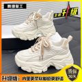 Niche Dad Shoes Women 2024 Spring and Summer Popular Thick Bottom Elevator Wild Casual Sneaker ins Tide. 