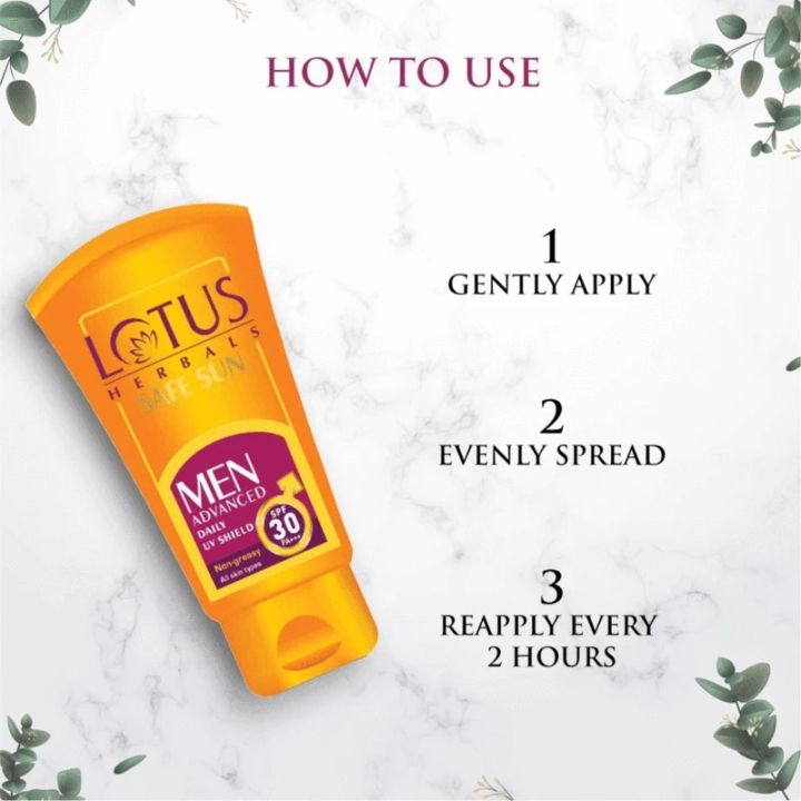 Lotus%20Herbals%20Safe%20Sun%20Advanced%20Men%20Daily%20UV%20Shield%20Sunscreen%20SPF%2030%20%20%20100g%20-%20Image%203