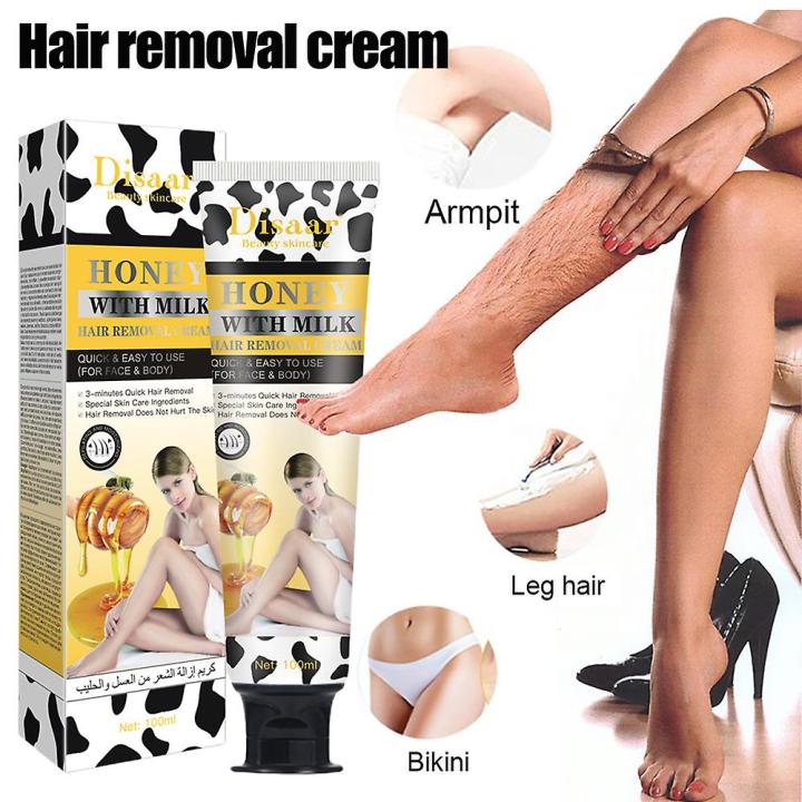 Disaar%20beauty%20hair%20removal%20(dbhr)%20cream%20honey%20with%20milk%20Easy%20to%20use%20face%20&%20body%20legs%20depilating%20Moisturizing100ml%20-%20Image%208