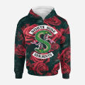 Riverdale TV Series Zip Up Hoodie Men Clothing 3D South Side Serpents Printed Hoodies Women Harajuku Fashion y2k Pullovers Hoody. 