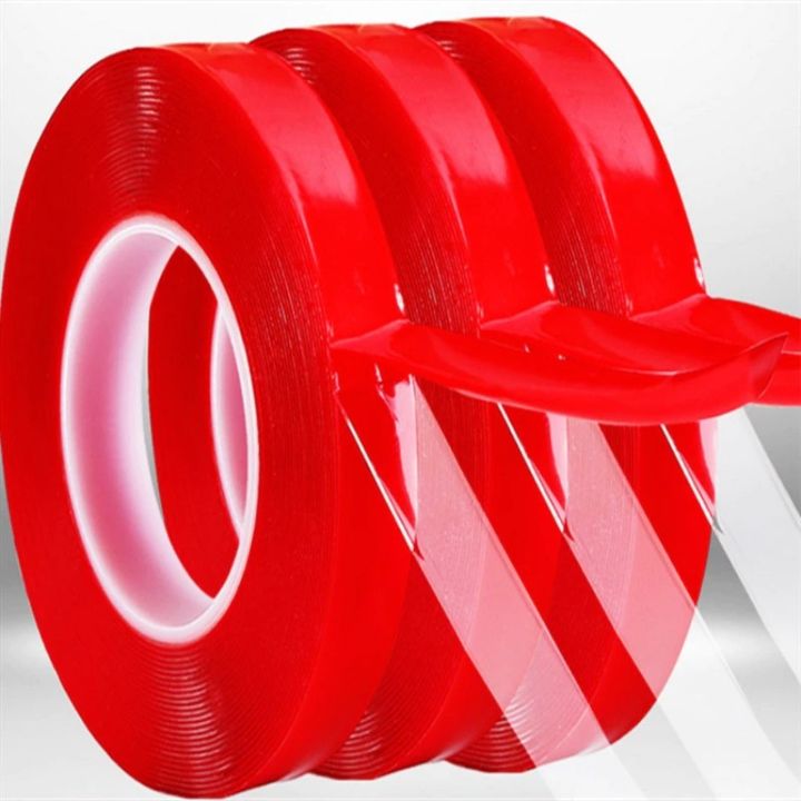500%20Cm%20%201%20Inches%20%20Transparent%20Silicone%20Double%20Sided%20Tape%20Sticker%20%20Clear%20Acrylic%20Tape%20-%20Image%202