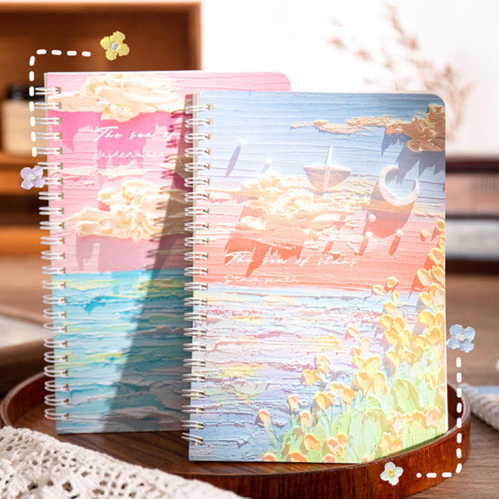 School%20Supplies%20Inside%20Page%20Cover%20Notepad%20Horizontal%20Line%20Creative%20Thickened%20A5%20Coil%20Book%20-%20Image%202