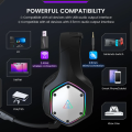 EKSA E1000 WT 2.4GHz USB Wireless Low Latency Gaming Headphones with 7.1 Surround Sound , 36 Hour Battery , 2.4G USB Dongle , Game/Music Mode and ENC Microphone for PC/PS4/PS5/Xbox. 